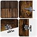 Mobile TV LED a 5 pezzi ARNHEM Rovere Fumo Legno ingegnerizzato - Foto miniatura 3