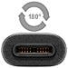 ICOC MUSB31-CMBM06 - Cavo SuperSpeed USB3.1 C Maschio / USB2.0 MicroB Maschio 60cm Nero - Foto miniatura 2