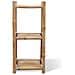 Scaffale A 3 Piani In Legno Di Bambù - Foto miniatura 2