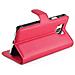 Custodia Compatibile Con Samsung Galaxy Alpha In Rosso Carminio - Coperchio Protettiva Con Chiusura Magnetica, Funzione Stand E Tasca Per Le Carte - Foto miniatura 5