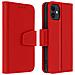 Custodia Iphone 11 Porta Carte In Pelle Funzione Stand Premium Rosso - Foto miniatura 1
