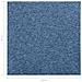Quadrotte di Moquette 20 pz 5 m² 50x50 cm Blu - Foto miniatura 7