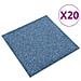 Quadrotte di Moquette 20 pz 5 m² 50x50 cm Blu - Foto miniatura 1