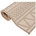 Tappeto Da Esterni A Tessitura Piatta 120x170cm Strisce Marroni - Foto miniatura 3