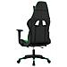 Sedia Da Gaming Con Poggiapiedi Nero E Verde In Similpelle - Foto miniatura 9