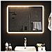 Specchio Da Bagno Con Luci Led 60x80 Cm - Foto miniatura 1