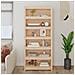 Libreria 80x35x183 Cm In Legno Massello Di Pino - Foto miniatura 2