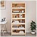 Libreria 80x35x183 Cm In Legno Massello Di Pino - Foto miniatura 1