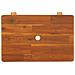 Sgabello 45x29x45 Cm Rettangolare In Legno Massello Di Acacia - Foto miniatura 10