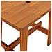 Sgabello 45x29x45 Cm Rettangolare In Legno Massello Di Acacia - Foto miniatura 11
