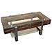 Tavolino Da Salotto Ll (120 X 60 Cm H= 50 Cm, Naturale) Lemberg Loft Vintage - Foto miniatura 2