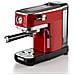 Macchina da Caffè Espresso Slim Moderna Pressione 15 Bar Potenza 1300 Watt Capacità 1,1 Litri Dispositivo Maxi-Cappuccino Colore Rosso - Foto miniatura 1