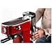 Macchina da Caffè Espresso Slim Moderna Pressione 15 Bar Potenza 1300 Watt Capacità 1,1 Litri Dispositivo Maxi-Cappuccino Colore Rosso - Foto miniatura 7