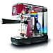 Macchina da Caffè Espresso Slim Moderna Pressione 15 Bar Potenza 1300 Watt Capacità 1,1 Litri Dispositivo Maxi-Cappuccino Colore Rosso - Foto miniatura 8