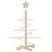 Albero Di Natale Decorativo In Legno 75 Cm Legno Massello Pino - Foto miniatura 2