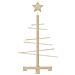 Albero Di Natale Decorativo In Legno 75 Cm Legno Massello Pino - Foto miniatura 3