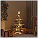 Albero Di Natale Decorativo In Legno 75 Cm Legno Massello Pino - Foto miniatura 1