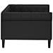 Letto Da Giorno Nero 90x200 Cm In Similpelle - Foto miniatura 3