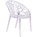 Sedia Di Design In Plastica Policarbonato Trasparente Adatta Per Esterni - Chrystal - Foto miniatura 1