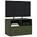 Mobile TV Verde Oliva 67x39x44 cm in Acciaio - Foto miniatura 3