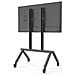 H714-bg Carrello E Supporto Multimediale Nero Pannello Piatto Carrello Multimediale - Foto miniatura 3