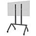 H714-bg Carrello E Supporto Multimediale Nero Pannello Piatto Carrello Multimediale - Foto miniatura 1