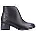 Black Casual Closed Booties Stivaletti Pelle Scarpe Donna Nero Eu 38, R8870-00 - Foto miniatura 1