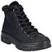 Black Casual Closed Ladies Mid Height Boots Stivaletti Pelle Sintetica Scarpe Donna Nero Eu 38, Z7411-00 - Foto miniatura 1