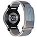 Cinturino In Nylon Intrecciato Per Samsung Watch 4/5/6/7/fe Blue + Grey M - Foto miniatura 3