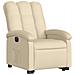 Lusso Casadino -  Poltrona Alzapersona Reclinabile Elettrica Crema In Tessuto - Foto miniatura 3
