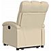 Lusso Casadino -  Poltrona Alzapersona Reclinabile Elettrica Crema In Tessuto - Foto miniatura 4