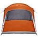 Tenda Familiare con Finestre Dome Grigia e Arancione Impermeabile per 10 Persone - Foto miniatura 5