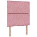 Testiera in velluto rosa con blocchi di diamante - 80 cm,  Testiera in velluto rosa con blocchi di diamante - 160 cm - Foto miniatura 1