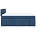 Giroletto a Molle con Materasso Blu 140x190 cm in Tessuto - Foto miniatura 5