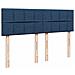 Giroletto a Molle con Materasso Blu 140x190 cm in Tessuto - Foto miniatura 7