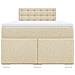 Giroletto a Molle con Materasso Crema 120x190 cm in Tessuto - Foto miniatura 4