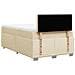 Giroletto a Molle con Materasso Crema 120x190 cm in Tessuto - Foto miniatura 6