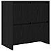 Sideboards 2 pcs Rovere nero 70 x 41 x 75 cm Legno multistrato - Foto miniatura 5