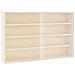 Teca da Collezione in Legno con Porte 60x8,5x37 cm - Foto miniatura 4