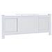 Copertura per radiatori 2 pcs Bianco (142-205) x 20.5 x 81.5 cm - Foto miniatura 4