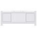 Copertura per radiatori 2 pcs Bianco (142-205) x 20.5 x 81.5 cm - Foto miniatura 5