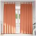 Tende con tende 2 pcs Terracotta 225x140cm Poliestere - Foto miniatura 2