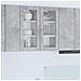 Armadio pensile Riga 2 pcs Grigio cemento 40 x 31 x 80 cm - Foto miniatura 2