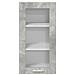 Armadio pensile Riga 2 pcs Grigio cemento 40 x 31 x 80 cm - Foto miniatura 7