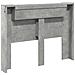 Testiera Grigio cemento 140 x 16,5 x 103,5 cm Legno multistrato - Foto miniatura 7