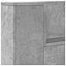 Testiera Grigio cemento 140 x 16,5 x 103,5 cm Legno multistrato - Foto miniatura 8