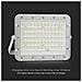 Faro LED con Telecomando e Pannello Solare 15W 6400K IP65, colore Bianco - Foto miniatura 2