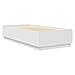 Struttura del letto Bianco 90 x 200 cm Legno multistrato - Foto miniatura 5