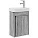 Mobile bagno con rubinetto Sonoma grigio 40,5 x 22,5 x 62 cm - Foto miniatura 1