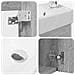 Mobile bagno con rubinetto Sonoma grigio 40,5 x 22,5 x 62 cm - Foto miniatura 8